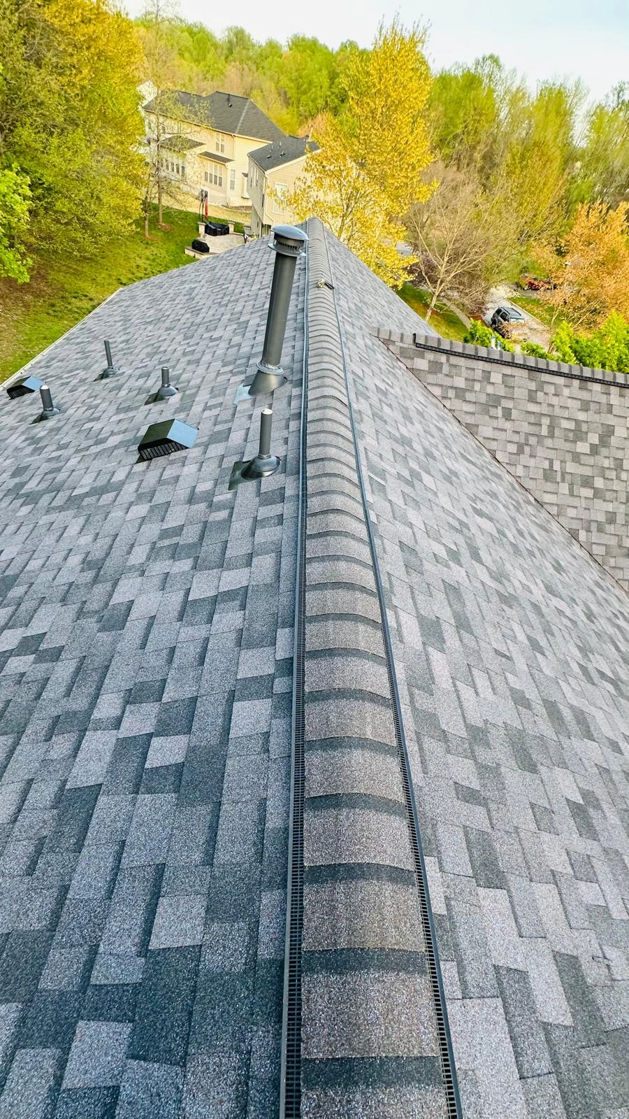 Roof restored after hail damage