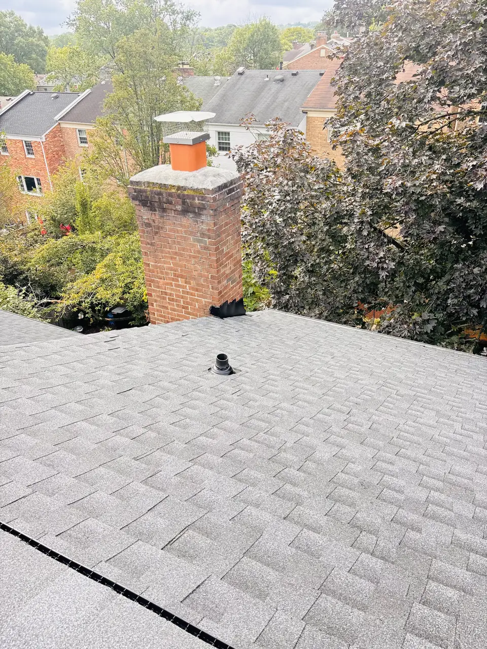 New roof replacement in Fairfax, VA