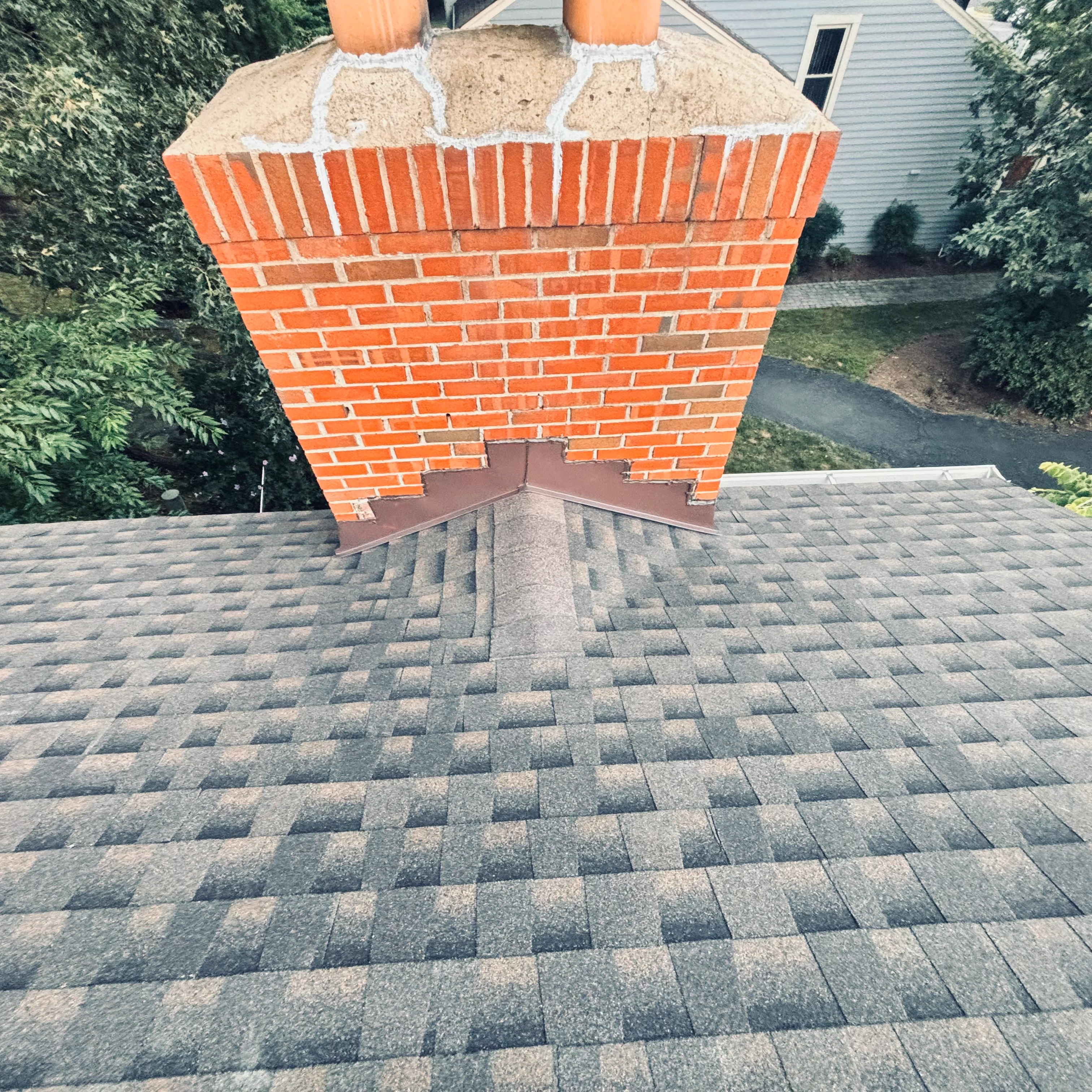 Roof restored after tree damage